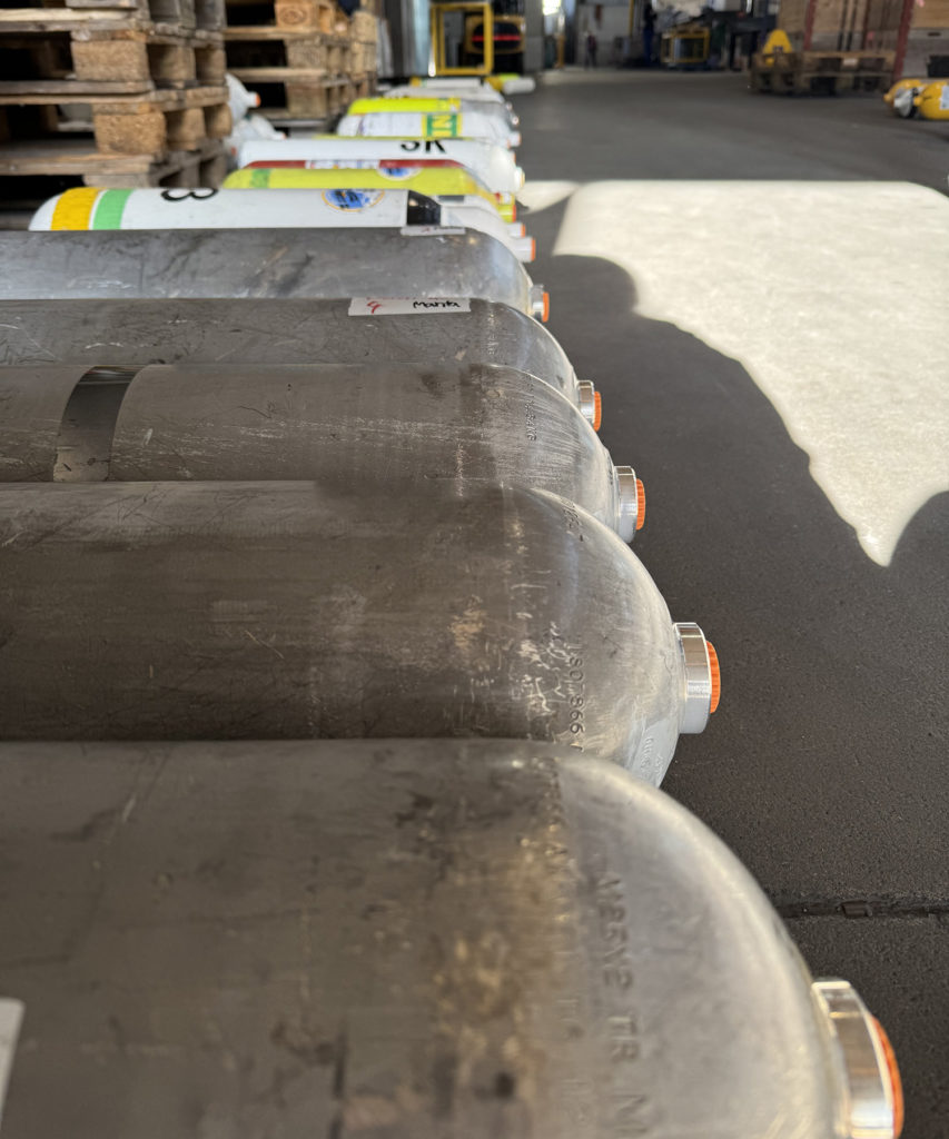 Flaschen der Prüfung 2025