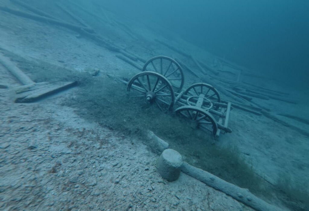 Holzwagen im Plansee